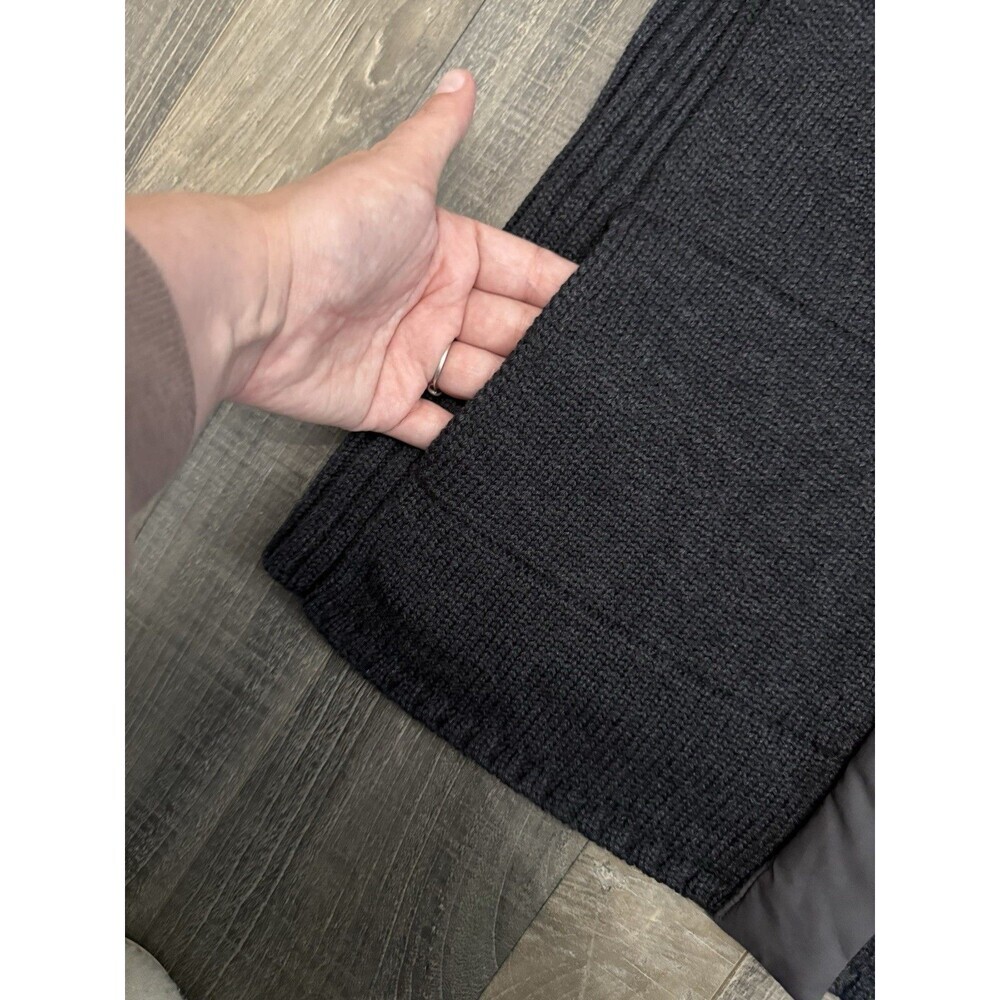 Eileen Fisher Gray 100% Merino Wool Sleeveless Sweater Vest Jacket Women Size M - Picture 5 of 7